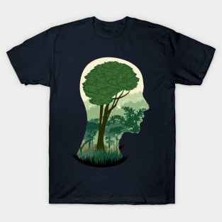 human brain tree T-Shirt